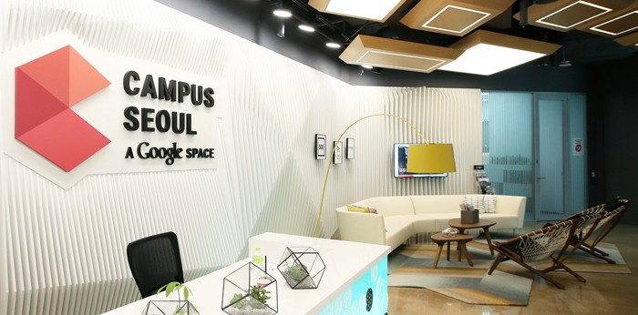 Google's Campus Seoul is a habitat for startups. 