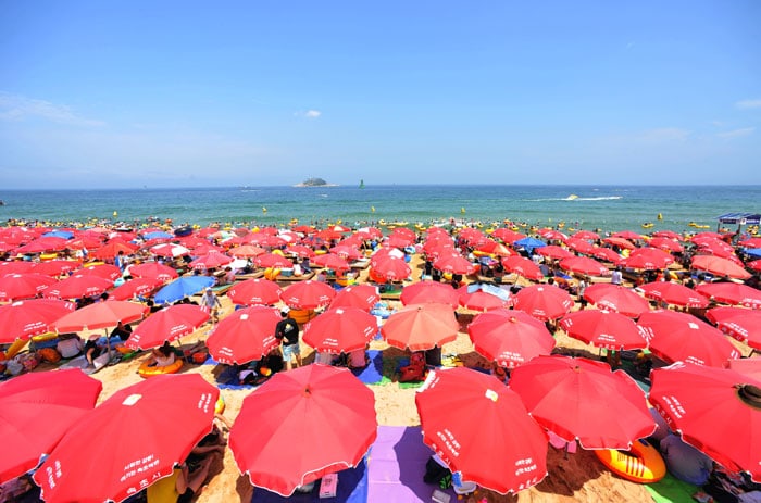 Sokcho Beach in Gangwon Province