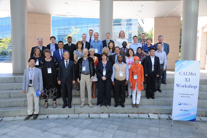 Participants in the 11th CALMet workshop pose for a photo.