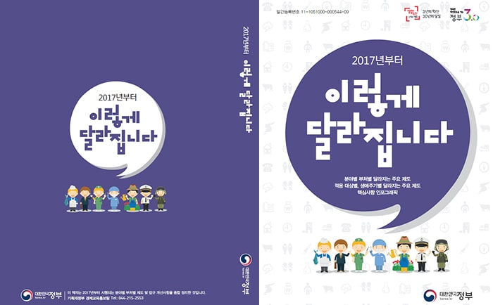 The Ministry of Strategy and Finance has published a booklet about new, in-coming policies that will be applied in 2017. The booklet introduces a total of 242 new policies that are scheduled to be introduced across many sectors, including health and welfare, employment and education. The booklet will be available at local government entities, including city government offices, district and county offices, and public libraries.
