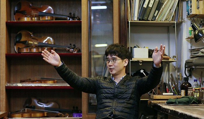 'There's nowhere in the world like the Nagwon Instrument Arcade, where you can see a variety of musical instruments all at one place,” says Choi Shinhae, owner of Hanyang Music.
