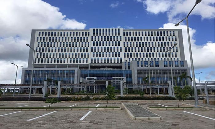 Funded by the Korean government, the MUHAS Medical Center opens in Dar es Salaam on Nov. 25. (Minister of Strategy and Finance)