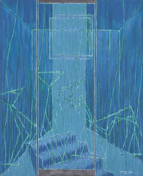 “My Story” by Korean painter Hwang Yong-yop (Korean Cultural Center in Hong Kong)