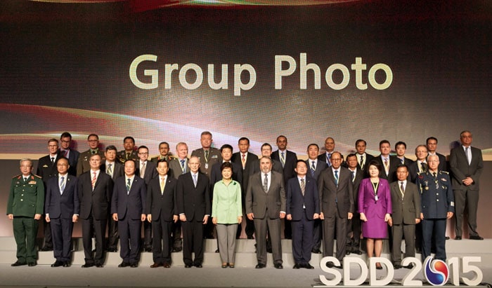 Government representatives and civilian security experts from around the world participate in the fourth Seoul Defense Dialogue.