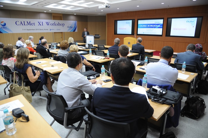 The 11th CALMet workshop is underway at KMA headquarters in Seoul.