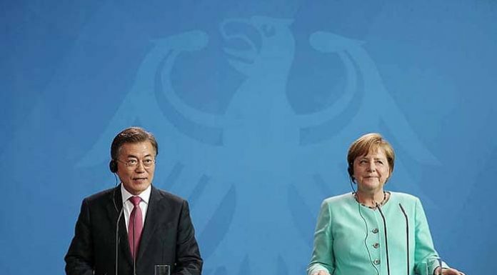 Korean, German leaders affirm commitment to resolving NK issues Korea_Germany_Summit_01.jpg