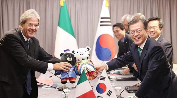 Korea, Italy reaffirm cooperation on trade, NK Korea_Italy_Summit_NY_01.jpg