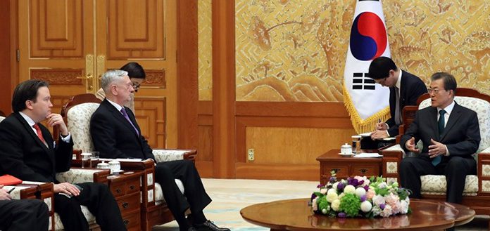 President holds talks with US secretary of defense President_US_Defense_Minister_Meeting_1030_01.jpg