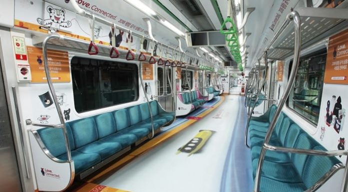 Olympic-themed subway commutes arrive in Seoul 171211_ditie01.jpg