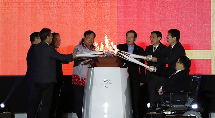 Paralympic flame starts 2,018-km journey 20180303_paralympic20fire_article01.jpg
