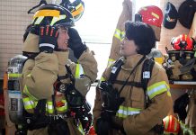 First lady visits firefighters as heat wave hits nationwide