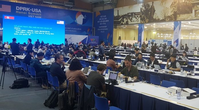 Int’l Media Center opened for 2nd NK-US summit in Hanoi