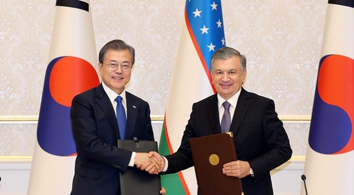 Korea, Uzbekistan upgrade relations to special strategic partnership