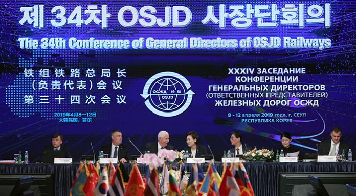 Int’l rail leader urges connection of inter-Korean railways