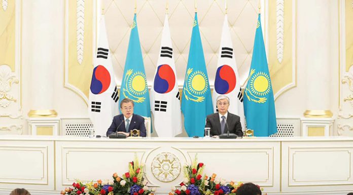 Korea, Kazakhstan to cooperate in denuclearization of Korean Peninsula