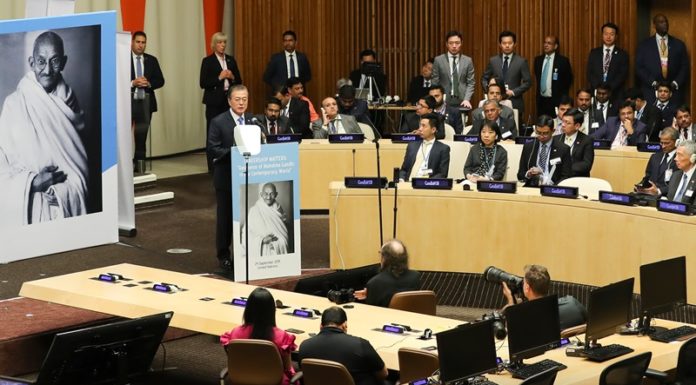 ‘Gandhi’s teachings serve as compass for peace on Korean Peninsula’