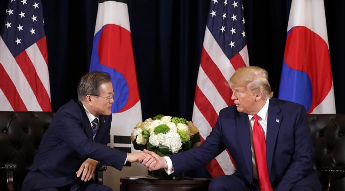President Moon, Trump reaffirm ‘ironclad alliance’ in NY summit