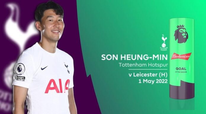 Son nominated for EPL’s best goal of season for 2nd time