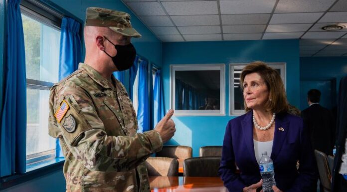 President calls Speaker Pelosi’s JSA visit ‘show of deterrence vs. NK’