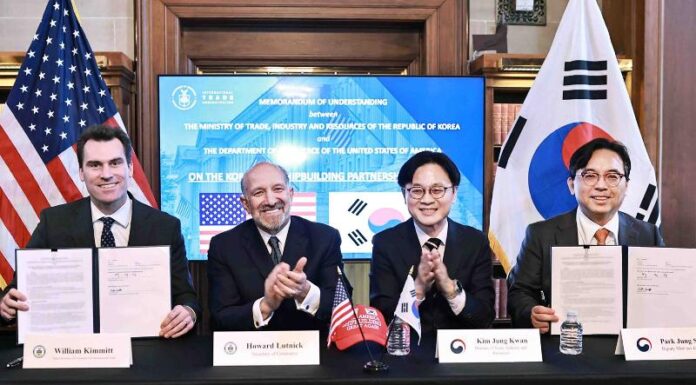 Shipbuilding cooperation center with US to be built in Washington
