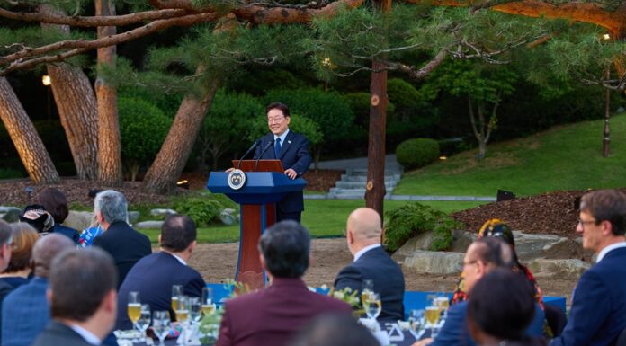 President Lee hosts dinner for diplomats, int’l organization reps